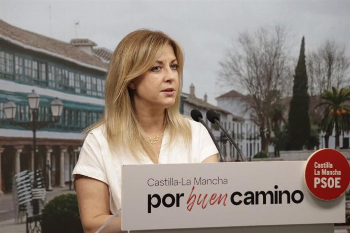 La portavoz del grupo socialista en las Cortes de Castilla-La Mancha, Ana Isabel Abengózar
