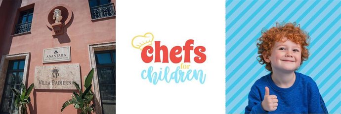 Cartel del evento solidario ChefsForChildren en Marbella.