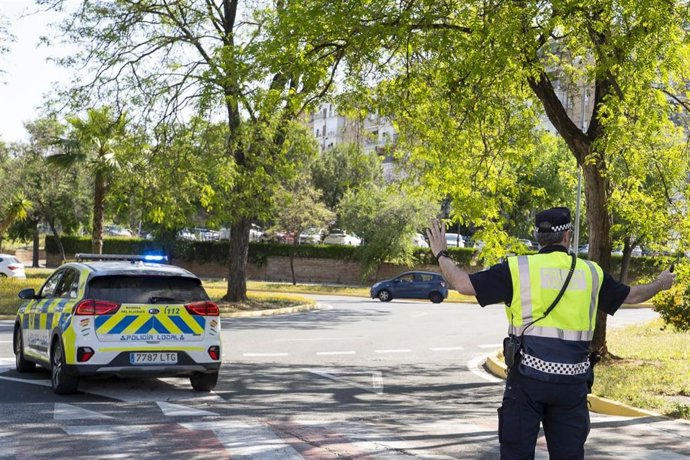 Un agente de la Policía Local de Mairena como imagen de recurso.