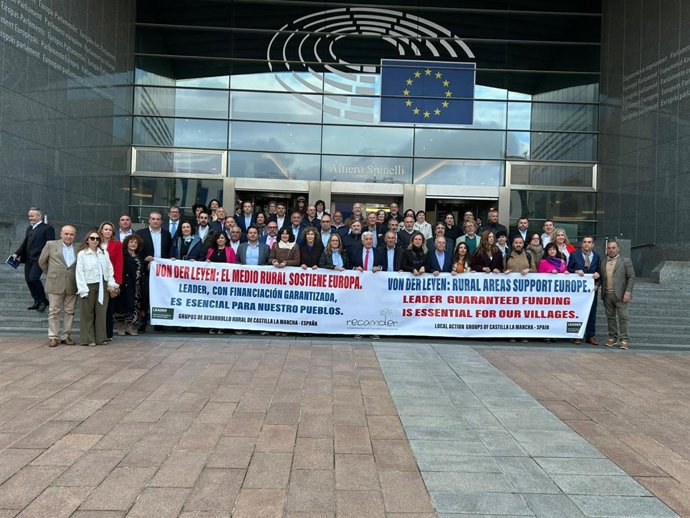 Los represenantes de Recamder en Bruselas.