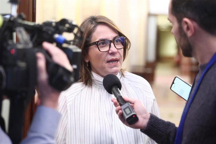 Archivo - La vicepresidenta tercera de la Mesa del Congreso, Esther Gil, a su llegada a una reunión de la Mesa del Congreso de los Diputados, a 17 de marzo de 2026. (Foto de archivo).