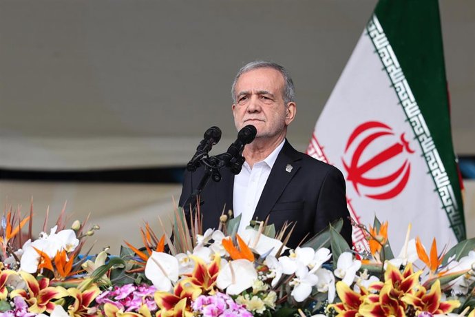 Archivo - El presidente iraní, Masud Pezeshkian (archivo)