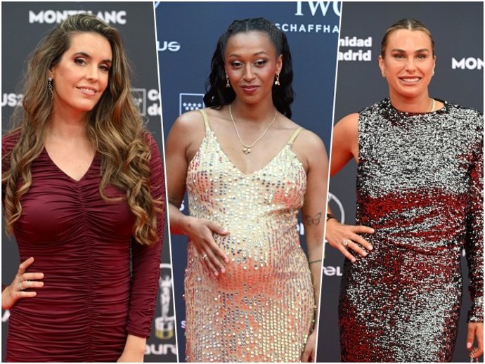 ONA CARBONELL, ANA PELETEIRO Y ARYNA SABALENKA EN LA ALFOMBRA ROJA DE LOS PREMIOS LAUREUS 2026