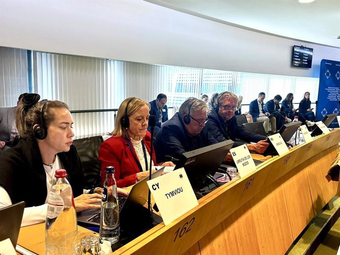 La consejera de Presidencia, Isabel Urrutia, en Bruselas