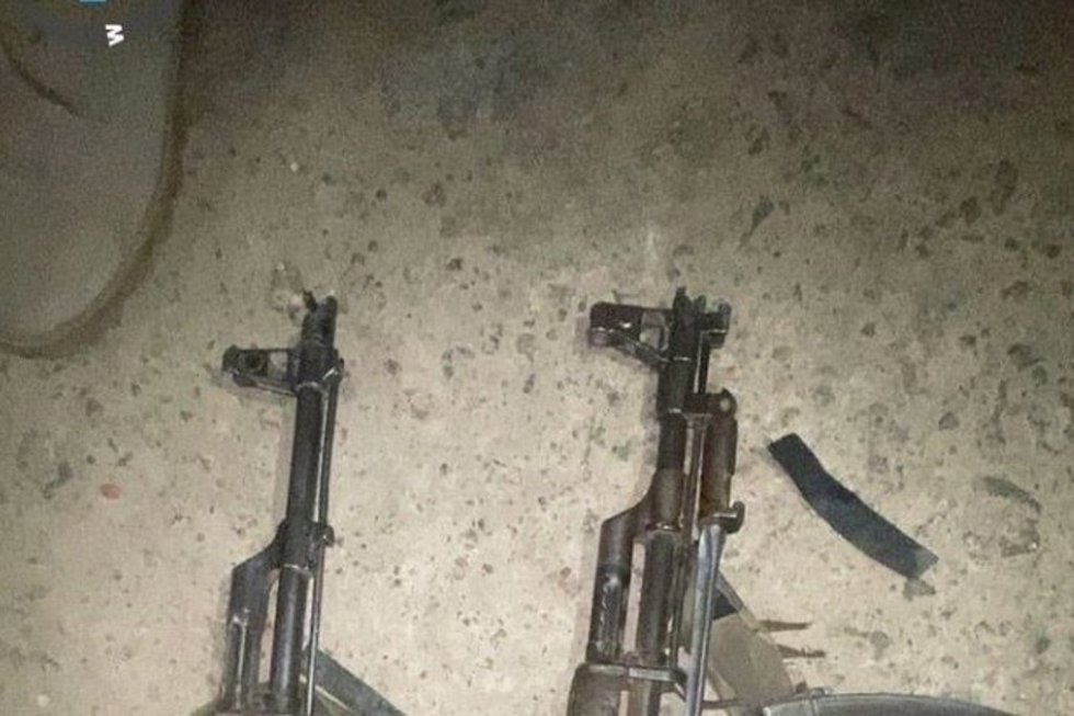 Archivo - Fusiles AK-47 incautados a supuestos miembros de Boko Haram en Nigeria (archivo)