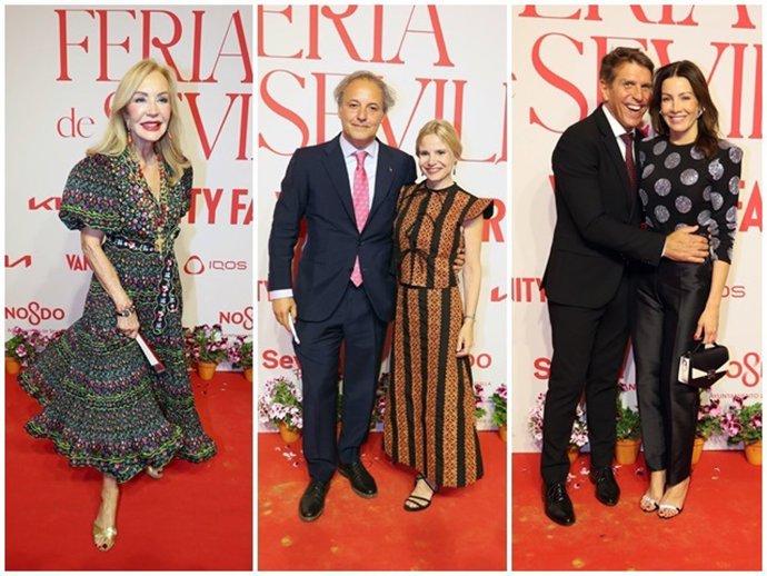 Carmen Lomana, Eugenia Martínez de Irujo y Narcis Rebollo, o Manuel Díaz 'El Cordobés' y Virginia Troconis, entre los asistentes a la fiesta de Vanity Fair en la noche del 'Pescaíto'