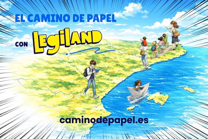 Ilustración representativa de la ruta de El Camino de Papel