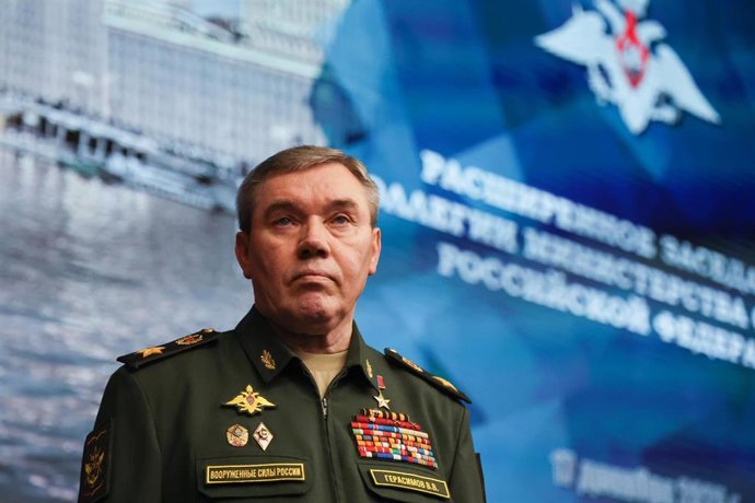 Archivo - El jefe del Ejército de Rusia, Valeri Gerasimov, en una imagen de archivo. 