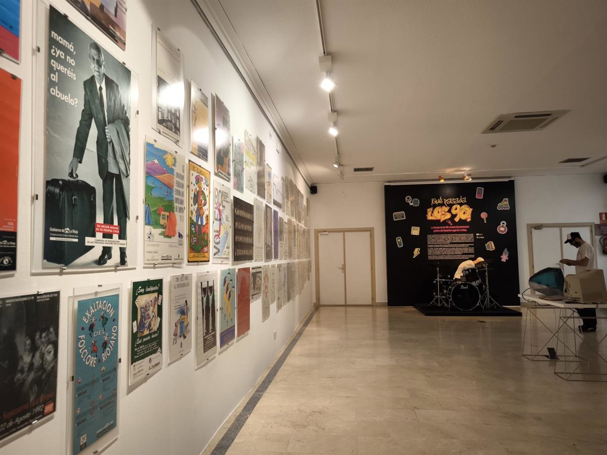 La cartelería de los años noventa en una exposición en la Biblioteca de La Rioja hasta el 24 de junio