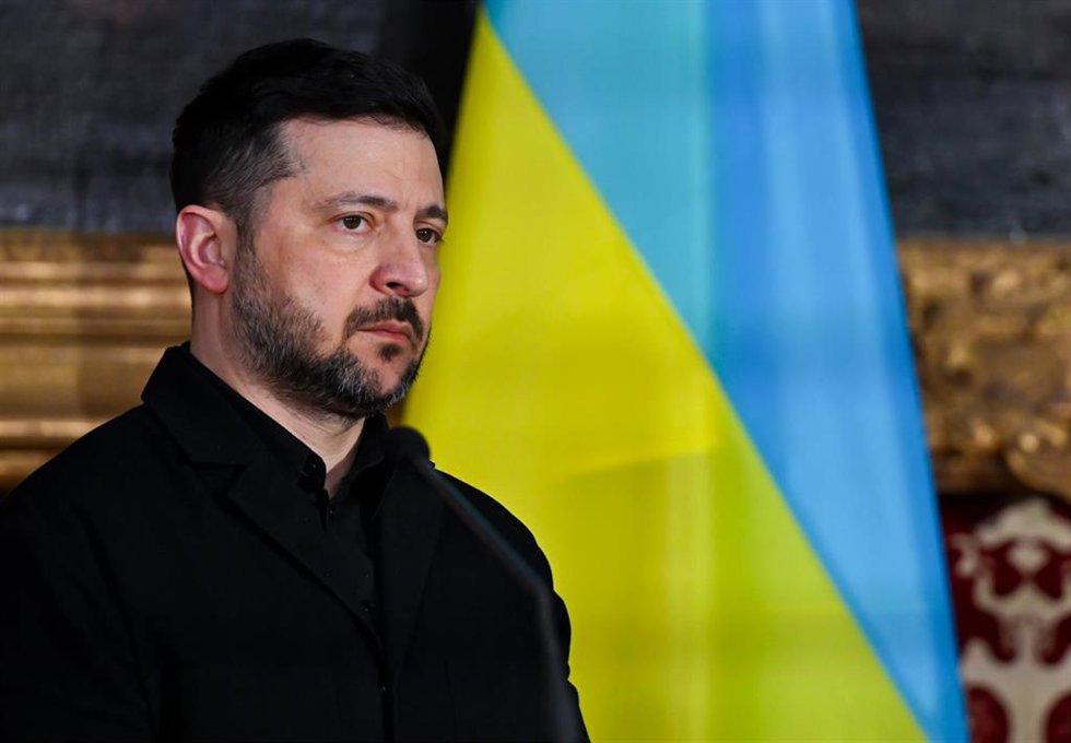 Archivo - El presidente de Ucrania, Volodimir Zelenski.