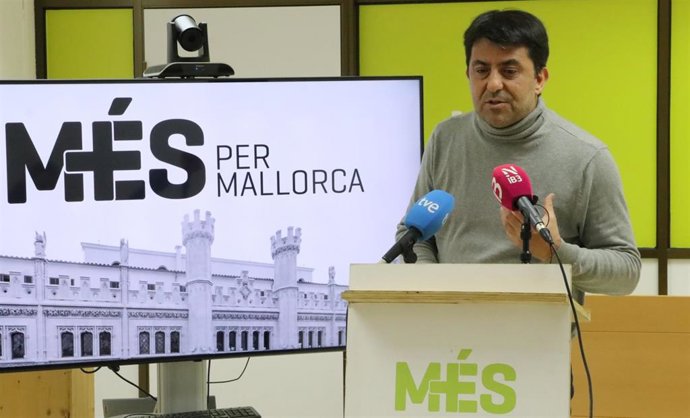 Archivo - Portavoz adjunto de MÉS per Mallorca en el Consell, Joan Llodrà
