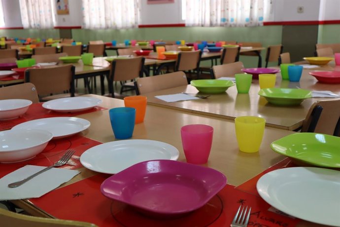 Archivo - Comedor escolar.-ARCHIVO