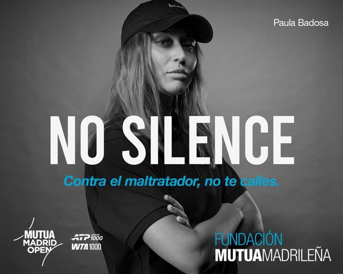 Los tenistas alzan la voz contra la violencia de género en una nueva iniciativa de la Fundación Mutua Madrileña en el Mutua Madrid Open