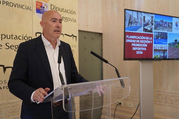 El diputado de Deportes de la Diputación de Segovia, Óscar Moral.