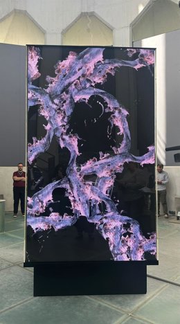 La Fundación Canal presenta una videoinstalación de gran formato en el depósito elevado de Plaza de Castilla.