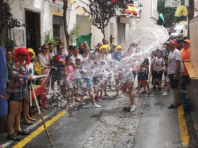 Archivo - Carrera del agua infantil, en imagen de archivo