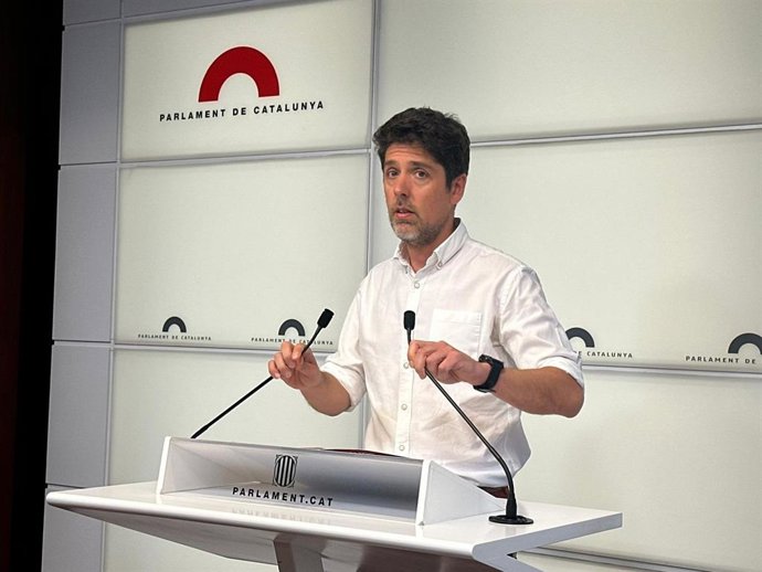 El portavoz de los Comuns en el Parlament, David Cid