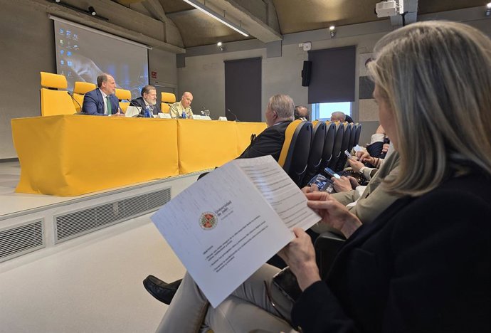 Inauguración de la jornada sobre ciberseguridad.