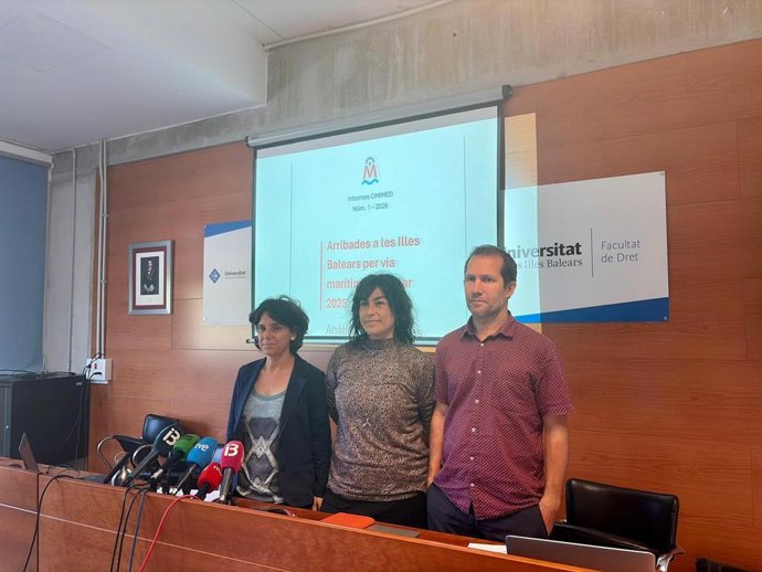 Presentación del informe de la ruta migratoria Argeila-Baleares del Observatorio de Migracione del Mediterraneo.