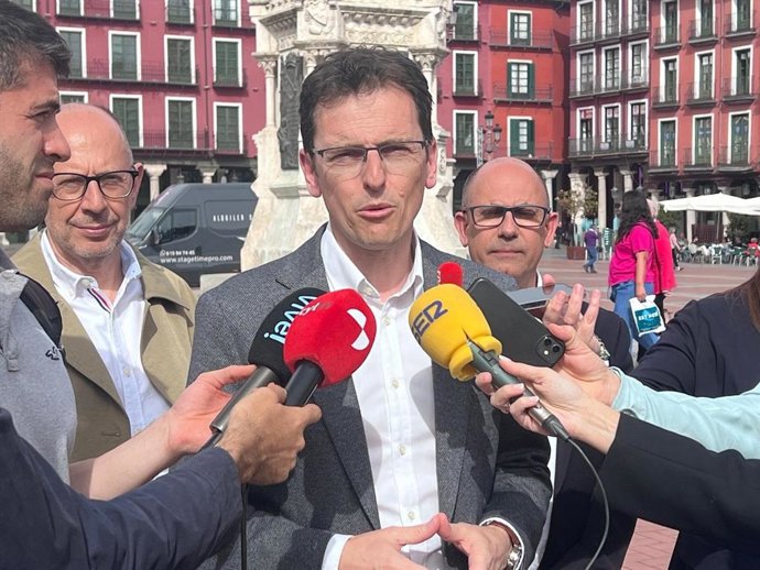 El portavoz del Grupo Municipal Socialista en el Ayuntamiento de Valladolid, Pedro Herrero.