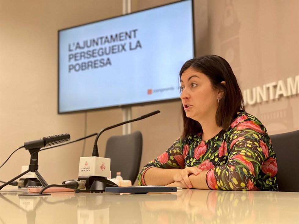 Archivo - La concejala de Compromís en el Ayuntamiento de València Lucía Beamud en imagen de archivo