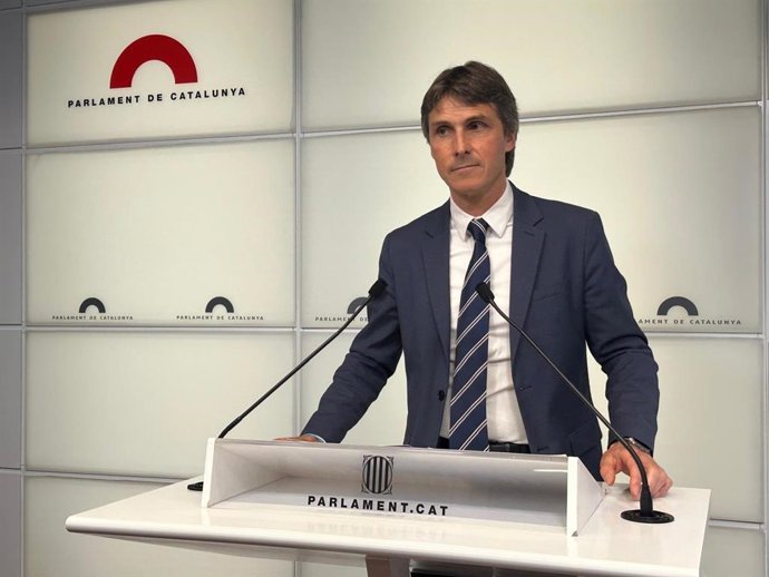 El portavoz de Junts en el Parlament, Salvador Vergés