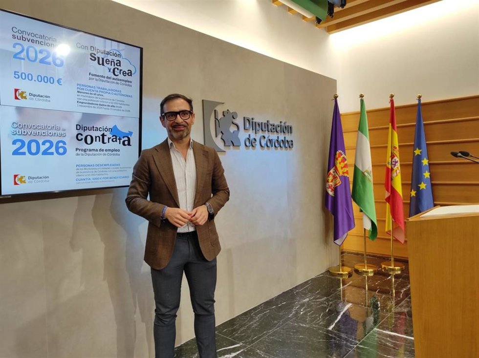 Félix Romero, en la presentación de las convocatorias de ayudas a la inserción laboral y el autoempleo en zonas rurales.