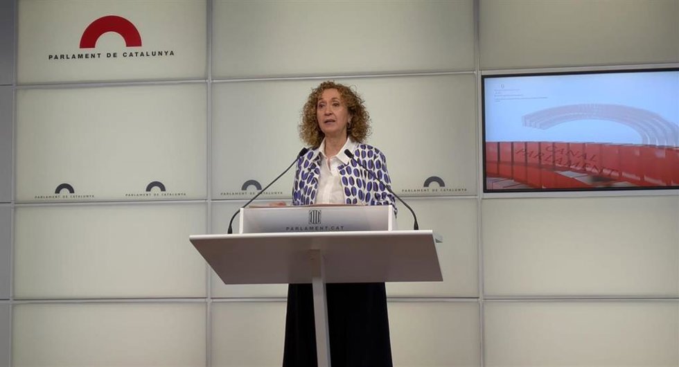 La portavoz de ERC en el Parlament, Ester Capella