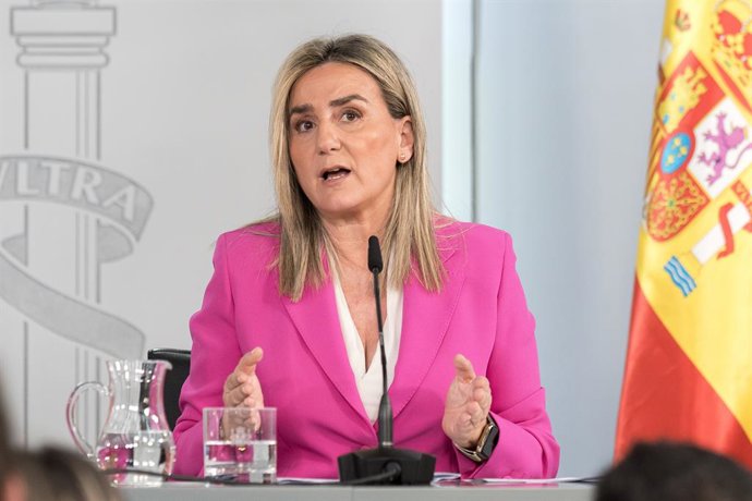 La ministra de Educación, Formación Profesional y Deportes, Milagros Tolón, durante la  rueda de prensa posterior al Consejo de Ministros