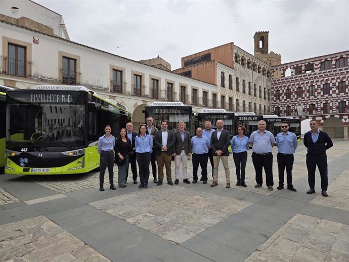 Presentación de nuevos autobuses eléctricos.