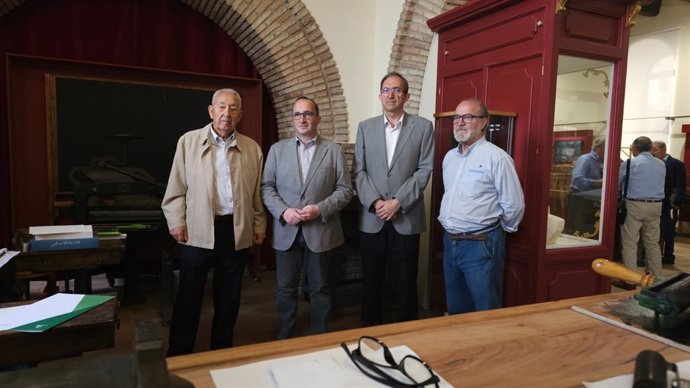 Visita a la exposición sobre la imprenta.