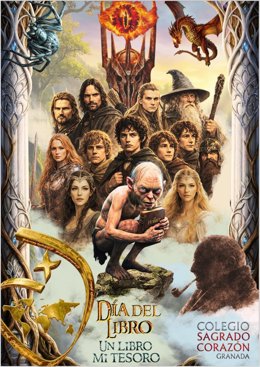 Más de mil escolares del Colegio Sagrado Corazón de Granada tienen previsto batir este miércoles, 22 de abril, un récord mundial muy especial: el de personas leyendo al unísono el inicio de la célebre obra 'El Hobbit', de J. R. R. Tolkien.