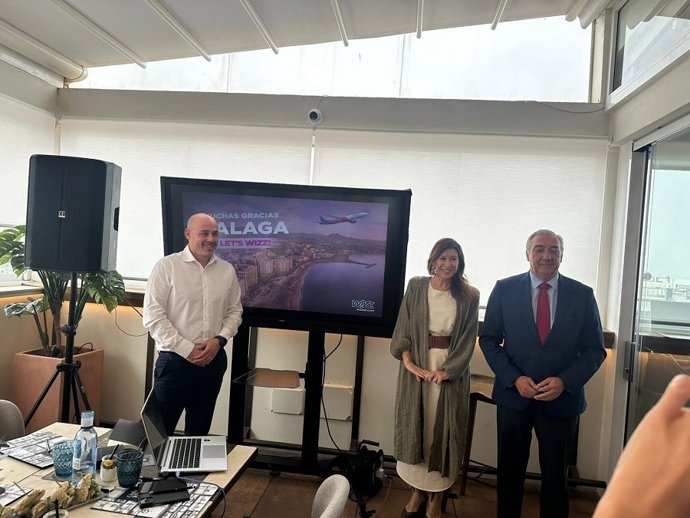Presentación de Wizz Air para Málaga