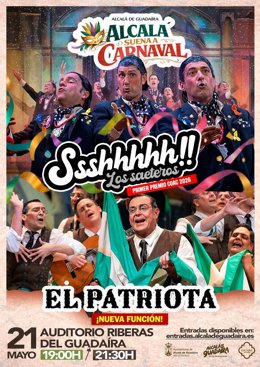 Cartel de la segunda función de 'Alcalá Suena a Carnaval'.
