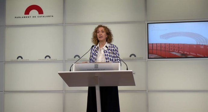 La portaveu d'ERC al Parlament, Ester Capella