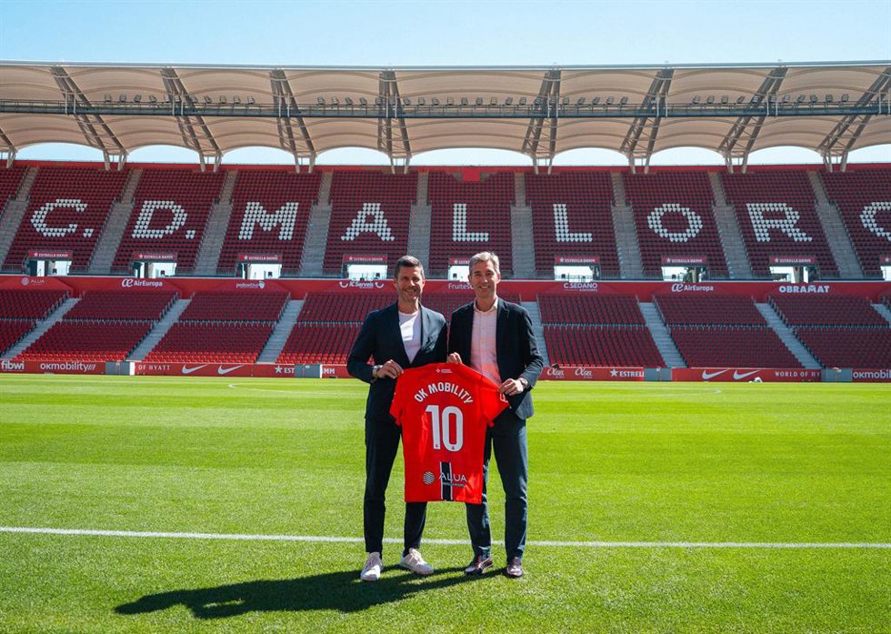 Othman Ktiri (OK Mobility) y Alfonso Díaz (RCD Mallorca)