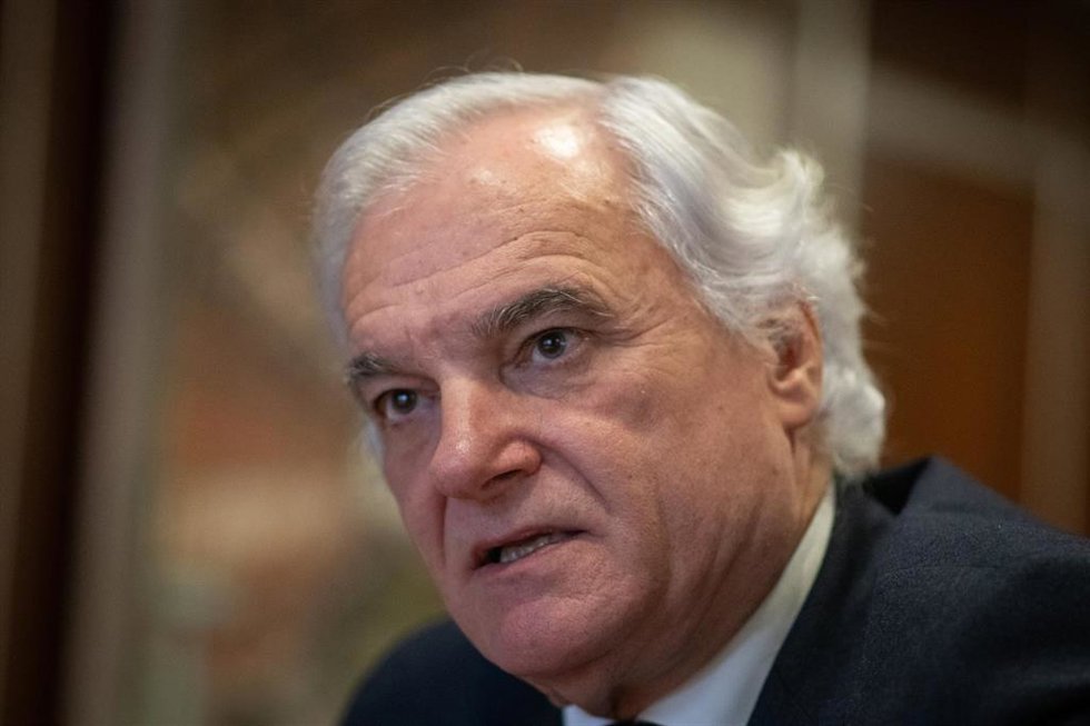 Archivo - El presidente de CEIM, Miguel Garrido, durante una entrevista para Europa Press, en la sede del órgano que preside, a 15 de enero de 2026, en Madrid (España).  El mandatario, licenciado en Derecho por la Universidad Complutense de Madrid y funda