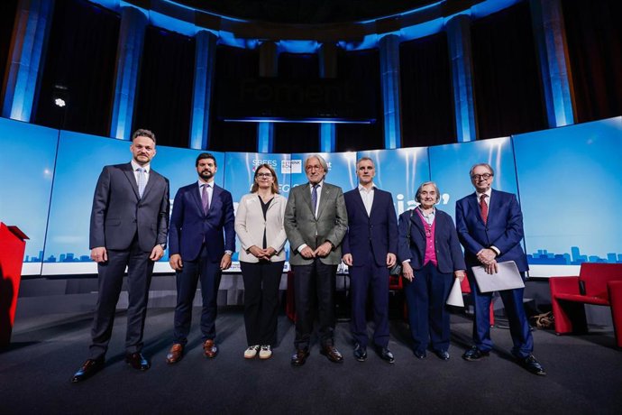 Los participantes en la jornada