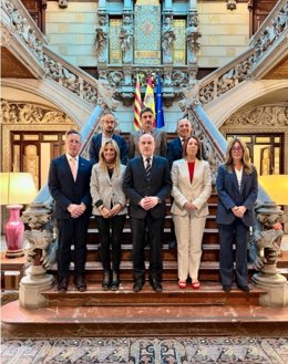 Reunión en la Delegación del Gobierno