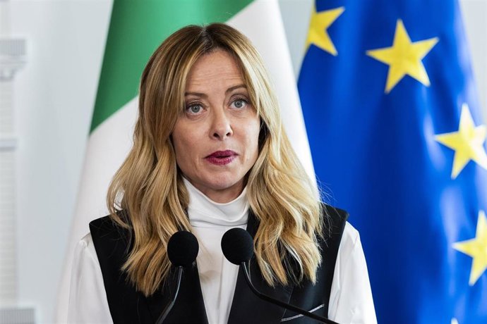 La primera ministra italiana, Giorgia Meloni