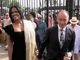 Foto: Pepín Liria oficializa su relación con su nuevo amor, la cantante Drágana Balde, en La Maestranza