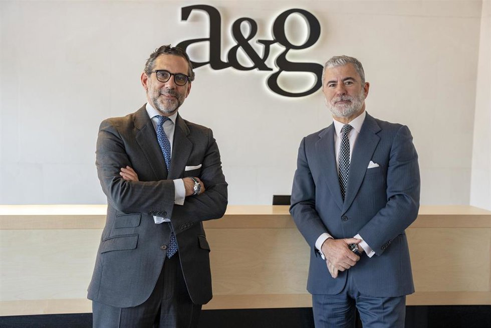 Los banqueros privados Pedro Aza y José Luis Moreno de Barreda.