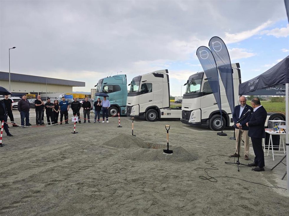 Imagen del acto de inauguración de las obras