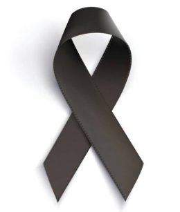 Archivo - Imagen de archivo de un lazo negro.