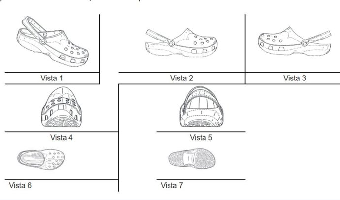 Diseño de zuecos de Crocs