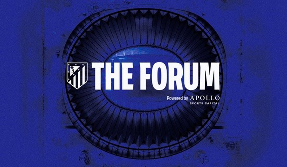 Archivo - Cartel del encuentro THE FORUM' en el Riyadh Air Metropolitano.