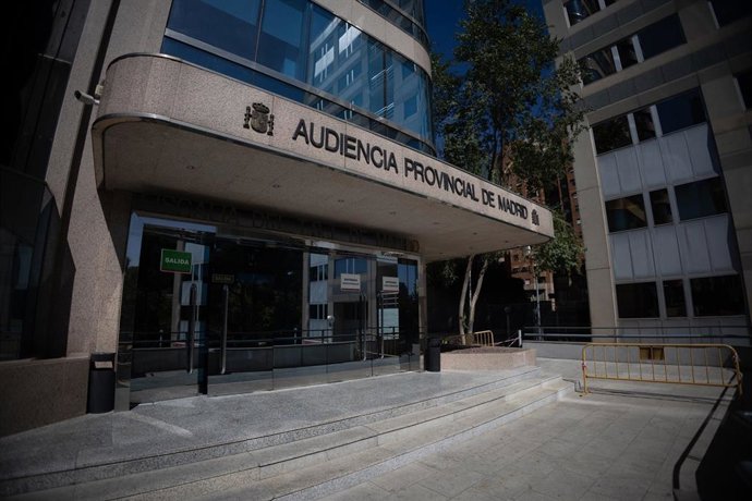 Archivo - Fachada de la sede de la Audiencia Provincial de Madrid, a 26 de septiembre de 2025, en Madrid (España).