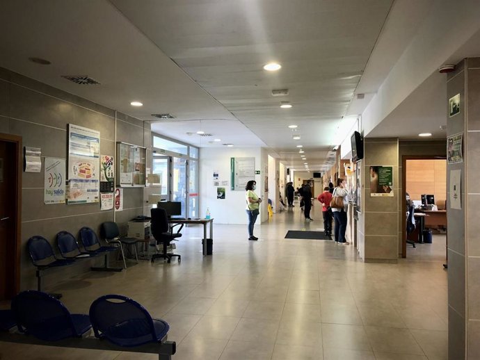 Interior de un centro de salud de la capital.