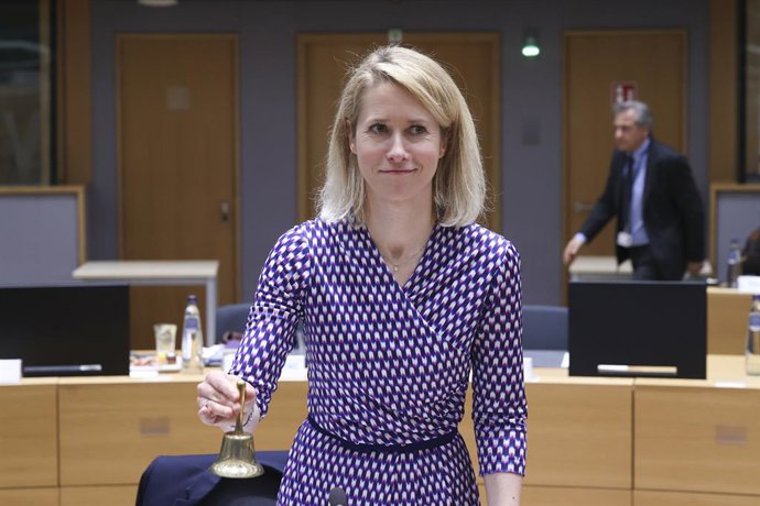 Archivo - La Alta Representante de la Unión Europea para Política Exterior, Kaja Kallas, durante una reunión del Consejo de Asuntos Exteriores. En Bruselas, a 16 de marzo de 2026.