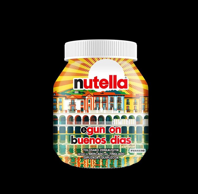 Bote de Nutella dedicado a Gipuzkoa.